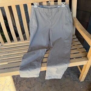 GAP Women’s Downtown Khaki Pants, Grey, Size 14